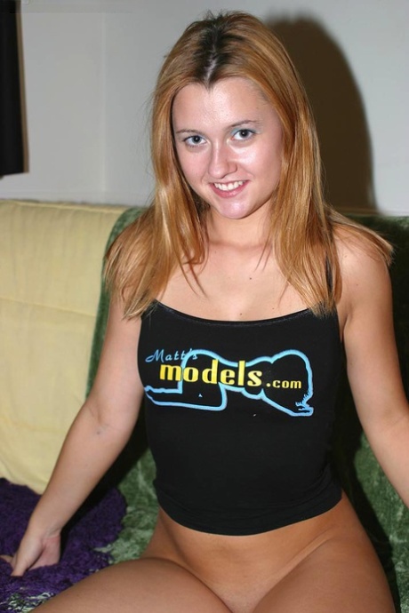 Amateur solo girl Abbie uncovers her firm breasts with a smile on her face 77866168