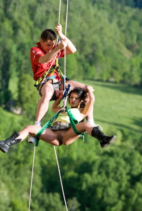 Hot Asian mountain climber sucks her guide's hard to get rescued 44740676