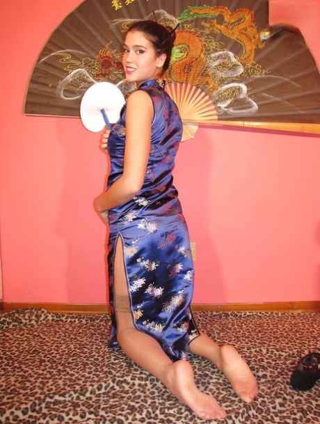 Clothed brunette doll Carla is wearing her sexiest pantyhose ever 58163565